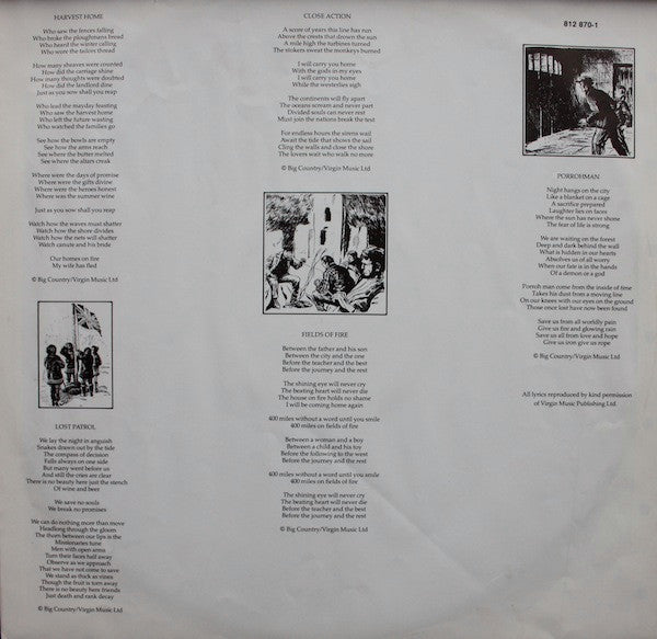 Big Country - The Crossing (LP Tweedehands) - Discords.nl