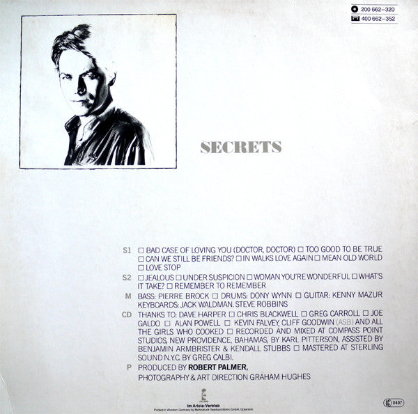 Robert Palmer - Secrets (LP Tweedehands)