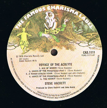 Steve Hackett - Voyage Of The Acolyte (LP Tweedehands) - Discords.nl