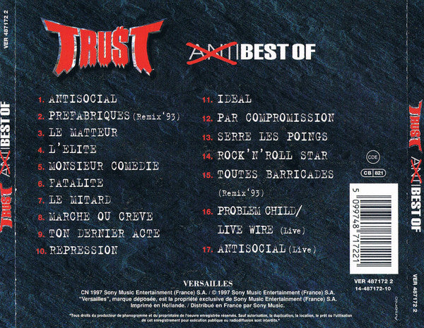 Trust (2) - Anti Best Of (CD Tweedehands)