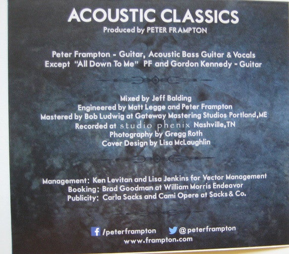 Peter Frampton - Acoustic Classics (CD Tweedehands)