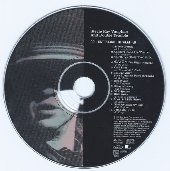 Stevie Ray Vaughan & Double Trouble - Couldn't Stand The Weather (CD Tweedehands)