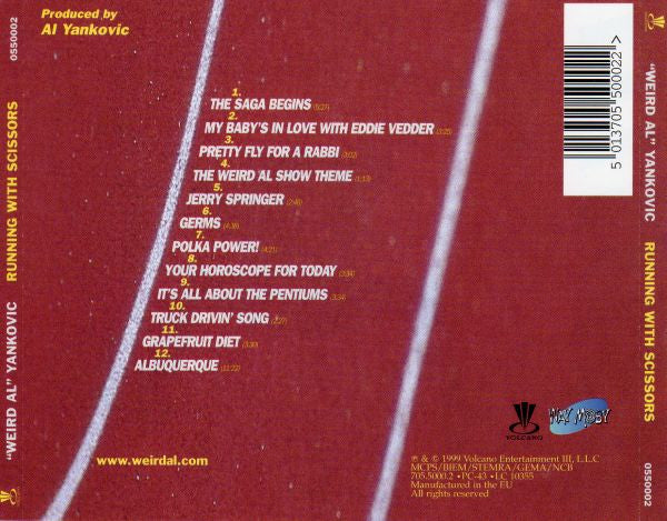 "Weird Al" Yankovic - Running With Scissors (CD) - Discords.nl