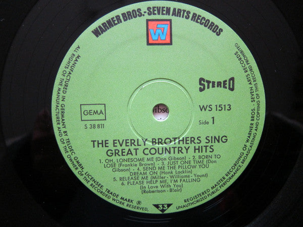 Everly Brothers - Sing Great Country Hits (LP Tweedehands) - Discords.nl