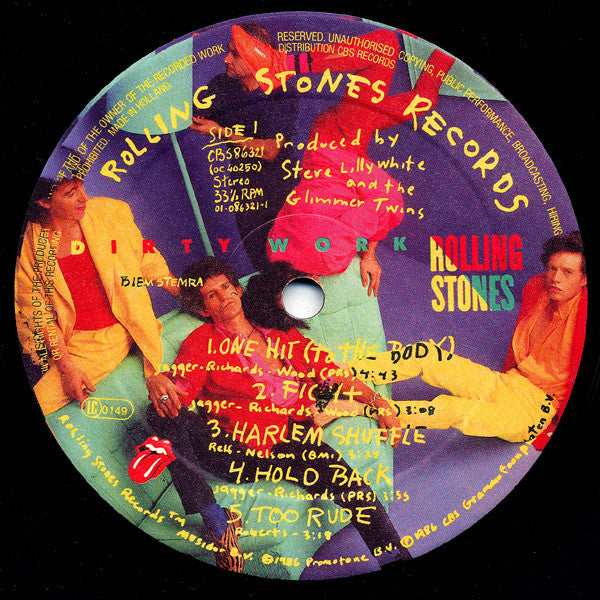 Rolling Stones, The - Dirty Work (LP Tweedehands) - Discords.nl
