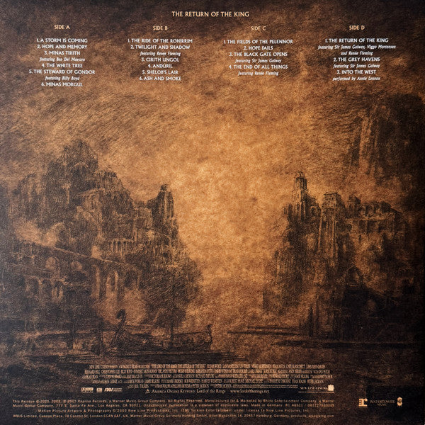 Howard Shore - The Lord Of The Rings: The Return Of The King (Original Motion Picture Soundtrack) (LP)