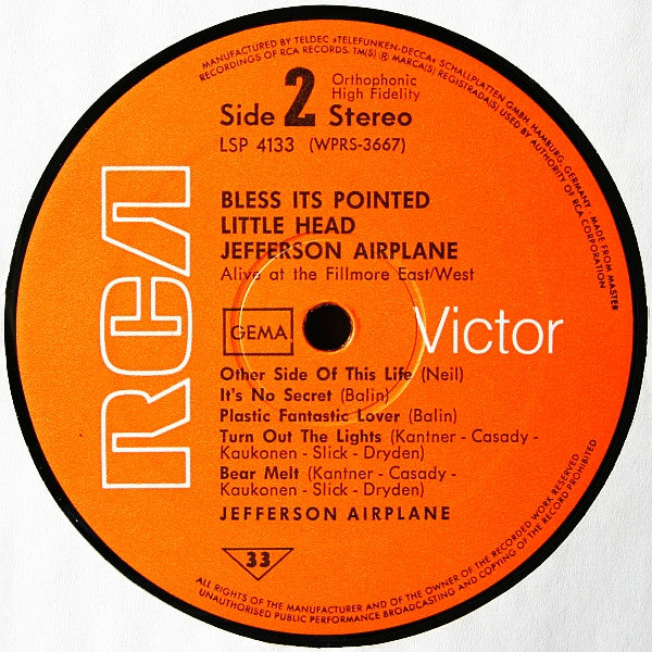 Jefferson Airplane - Bless Its Pointed Little Head (LP Tweedehands)