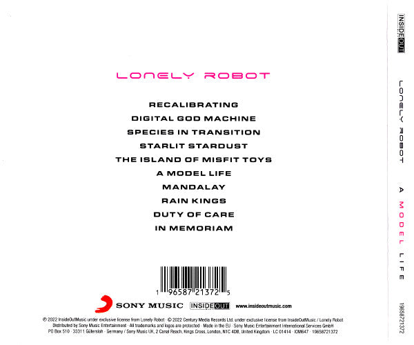 Lonely Robot - A Model Life (CD)