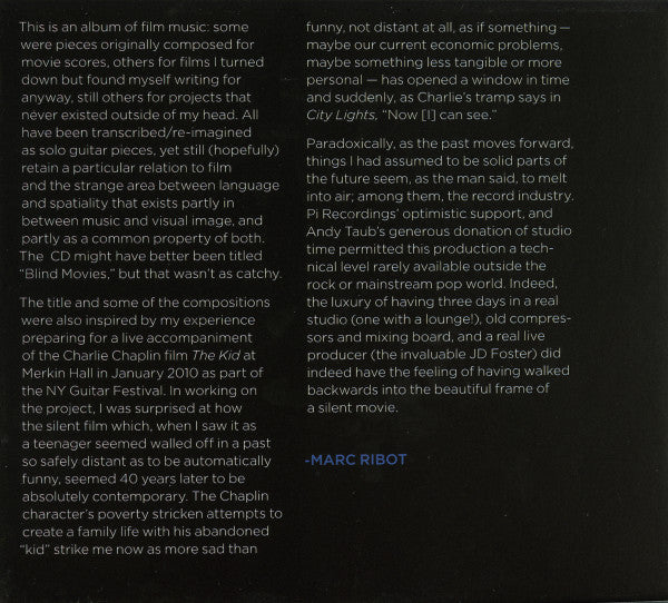 Marc Ribot - Silent Movies (CD Tweedehands)