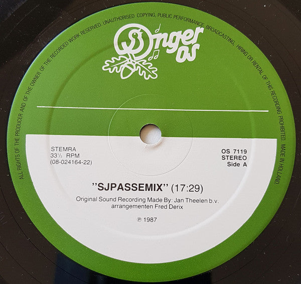 Unknown Artist - Sjpassemix (LP Tweedehands)