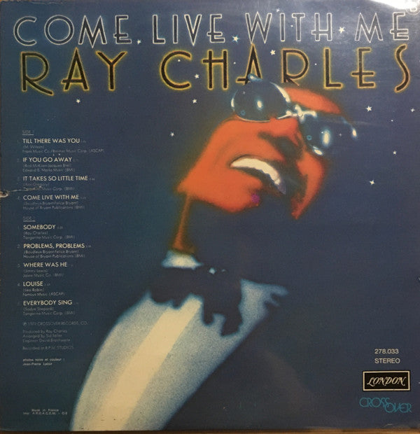 Ray Charles - Come Live With Me Vol. 1 (LP Tweedehands) - Discords.nl