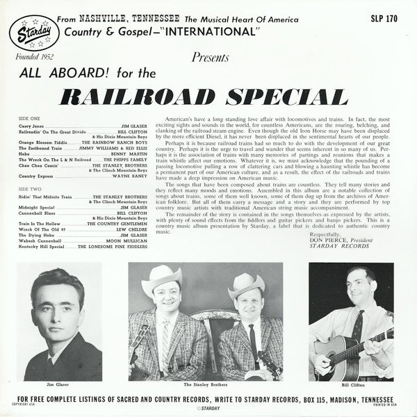 Various - All Aboard! For The Railroad Special (LP Tweedehands) - Discords.nl