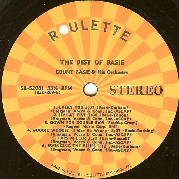 Count Basie Orchestra - The Best Of Basie (LP Tweedehands)