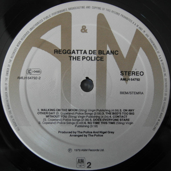 Police, The - Reggatta De Blanc (LP Tweedehands) - Discords.nl