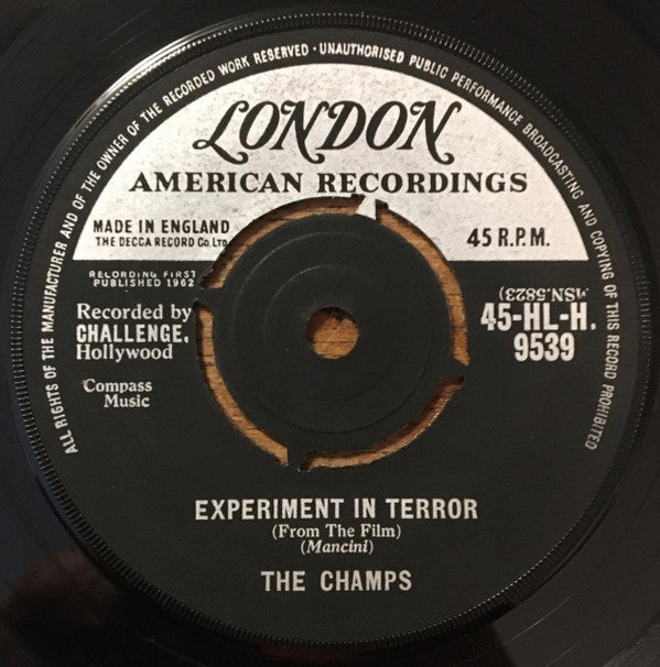 Champs, The - Experiment In Terror / La Cucaracha (7-inch Tweedehands) - Discords.nl