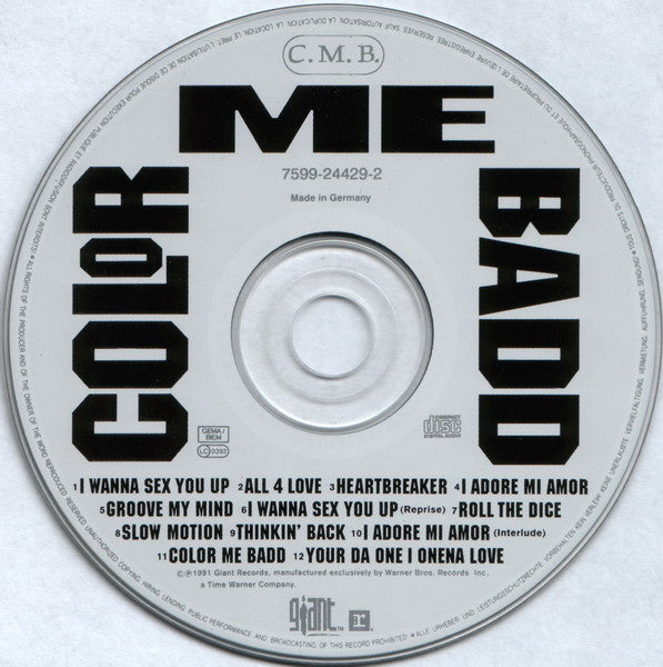 Color Me Badd - C.M.B. (CD)