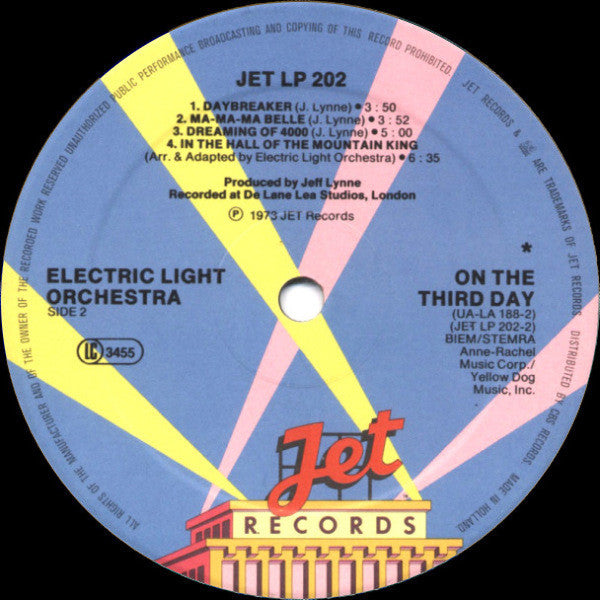 Electric Light Orchestra - On The Third Day (LP Tweedehands) - Discords.nl