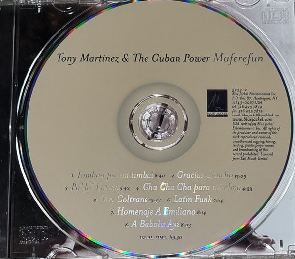 Tony Martinez & Cuban Power, The - Maferefun (CD)