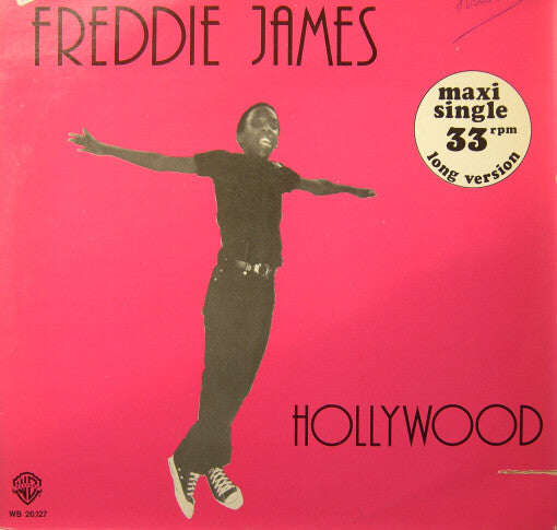 Freddie James - Hollywood / Crazy Disco Music (12" Tweedehands)