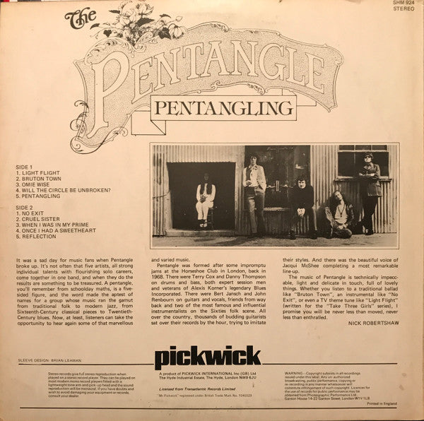 Pentangle - Pentangling (LP Tweedehands)