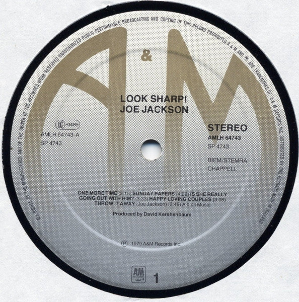 Joe Jackson - Look Sharp! (LP Tweedehands) - Discords.nl