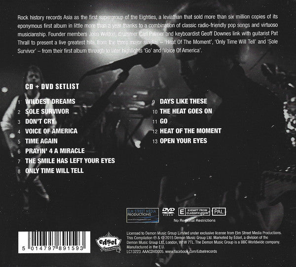 Asia - Access All Areas (CD)