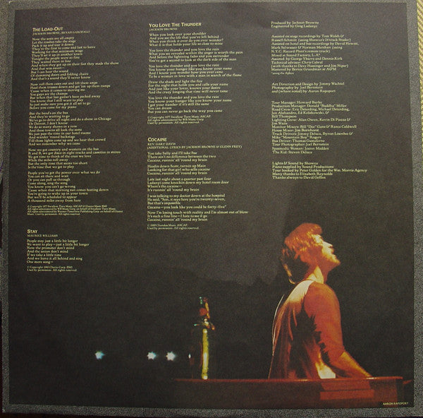 Jackson Browne - Running On Empty (LP Tweedehands) - Discords.nl