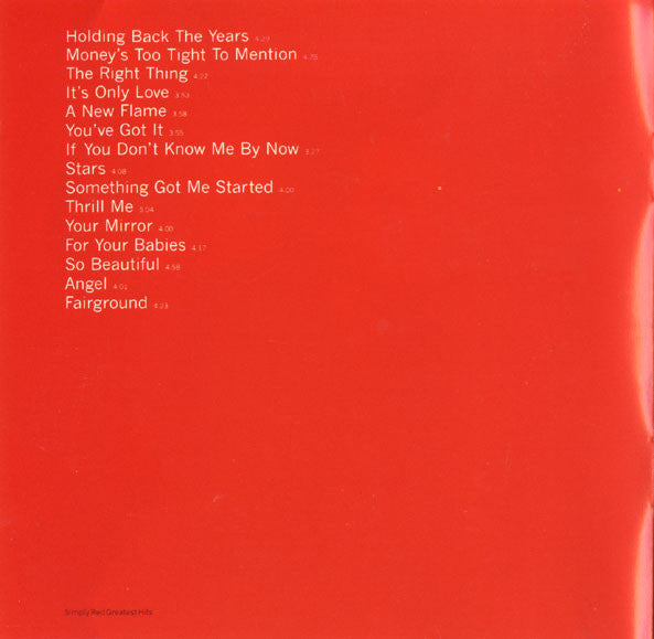 Simply Red - Greatest Hits (CD Tweedehands)