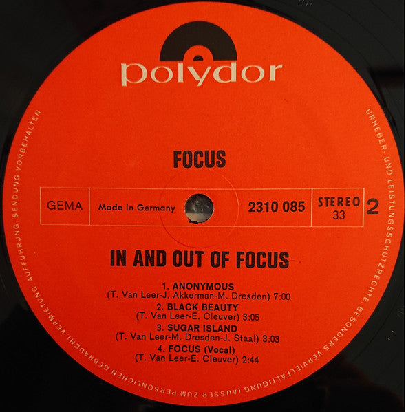 Focus - In And Out Of Focus (LP Tweedehands)