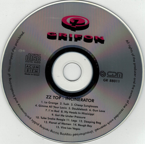 ZZ Top - Incinerator (CD Tweedehands)