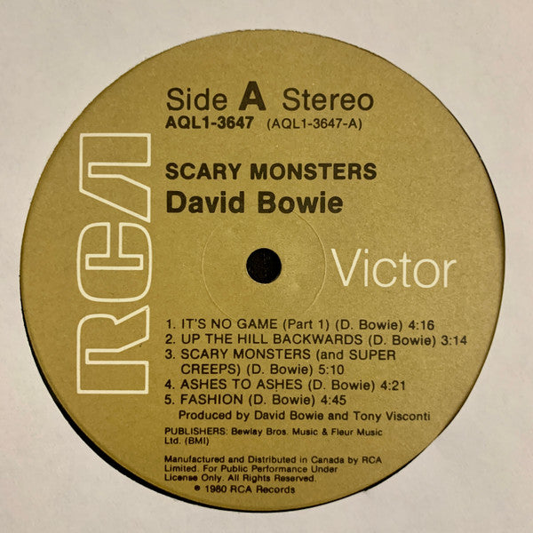 David Bowie - Scary Monsters (LP Tweedehands)