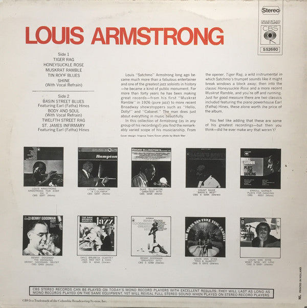 Louis Armstrong - Louis Armstrong (LP Tweedehands) - Discords.nl