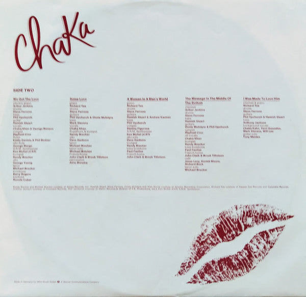 Chaka Khan - Chaka (LP Tweedehands) - Discords.nl