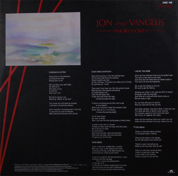 Jon & Vangelis - Short Stories (LP Tweedehands)