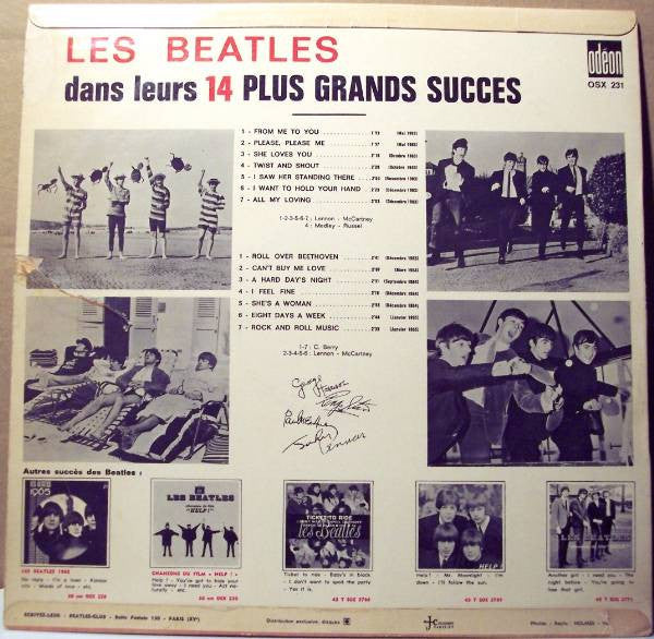 Beatles, The - Dans Leurs 14 Plus Grands Succès (LP Tweedehands) - Discords.nl