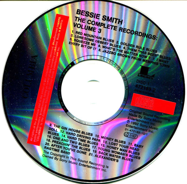 Bessie Smith - The Complete Recordings Vol. 3 (CD Tweedehands) - Discords.nl