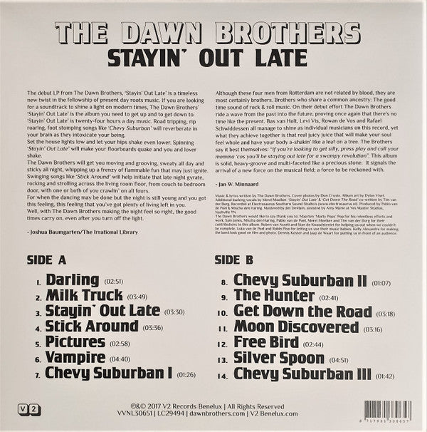 Dawn Brothers, The - Stayin' Out Late (LP Tweedehands) - Discords.nl