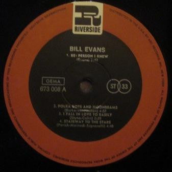 Bill Evans - Bill Evans (LP Tweedehands) - Discords.nl