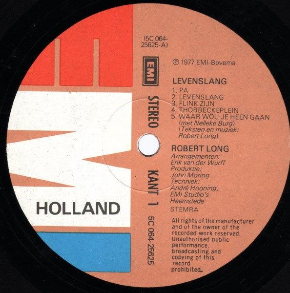 Robert Long - Levenslang (LP Tweedehands)