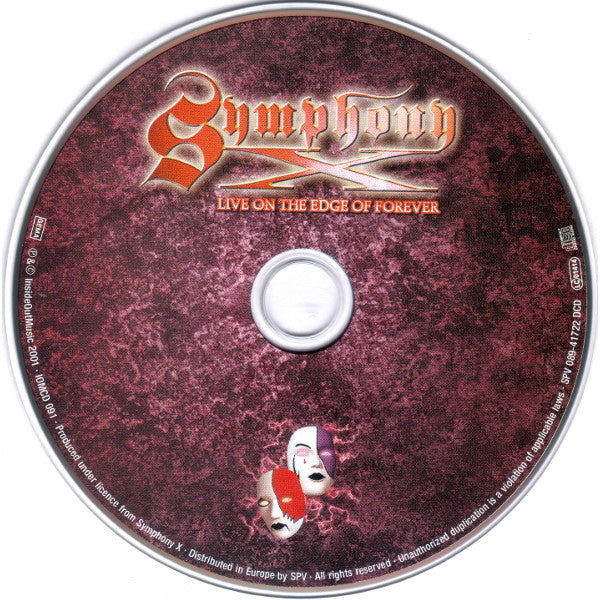 Symphony X - Live On The Edge Of Forever (CD)