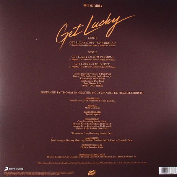 Daft Punk - Get Lucky (Daft Punk Remix) (LP Tweedehands)