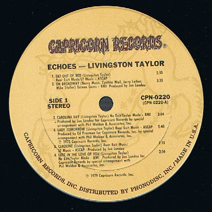 Livingston Taylor - Echoes (LP Tweedehands) - Discords.nl