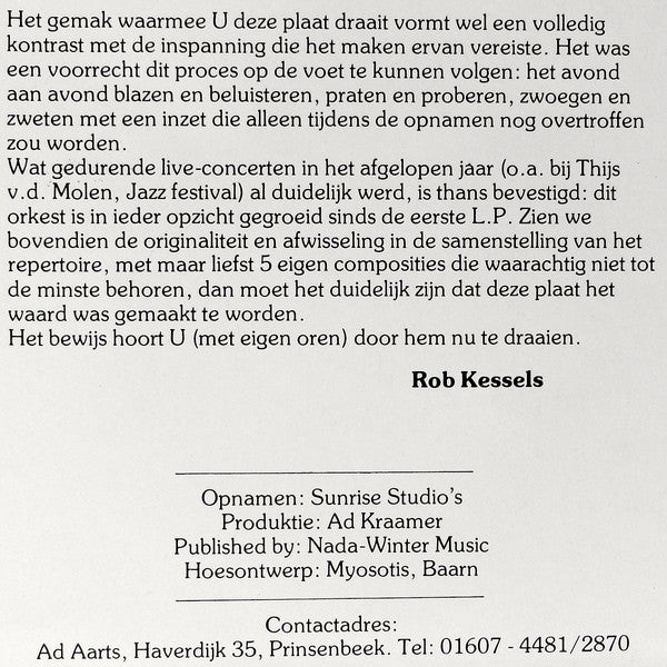 Oh Sixteen Oh Seven - Het Leven Is Goed In M'n Brabantse Land (LP Tweedehands) - Discords.nl