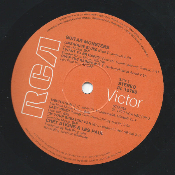 Chet Atkins And Les Paul - Guitar Monsters (LP Tweedehands)