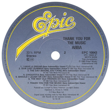 ABBA - Thank You For The Music (LP Tweedehands)