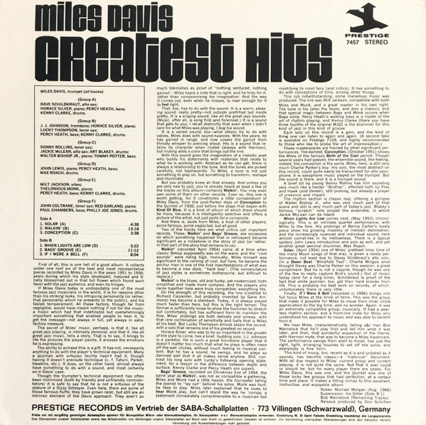 Miles Davis - Greatest Hits (LP Tweedehands) - Discords.nl