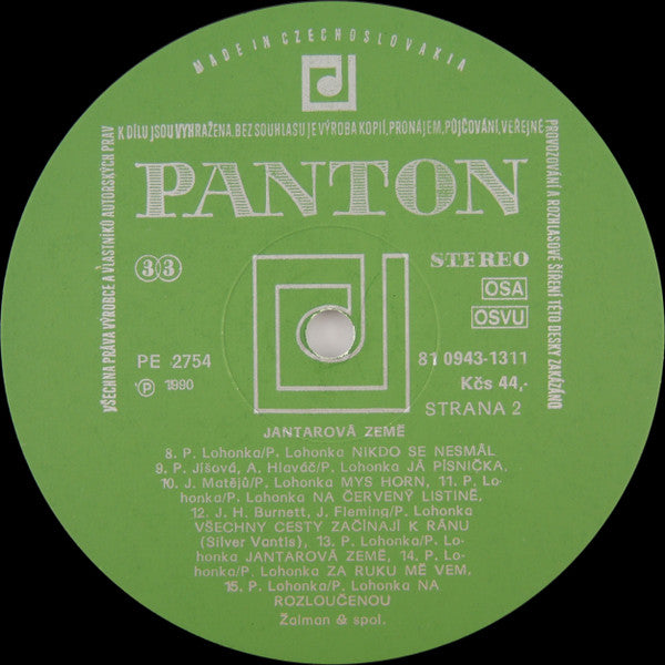 Žalman & Spol. - Jantarová Země (LP Tweedehands) - Discords.nl