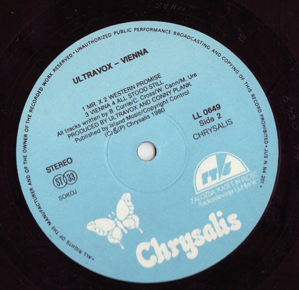 Ultravox - Vienna (LP Tweedehands)