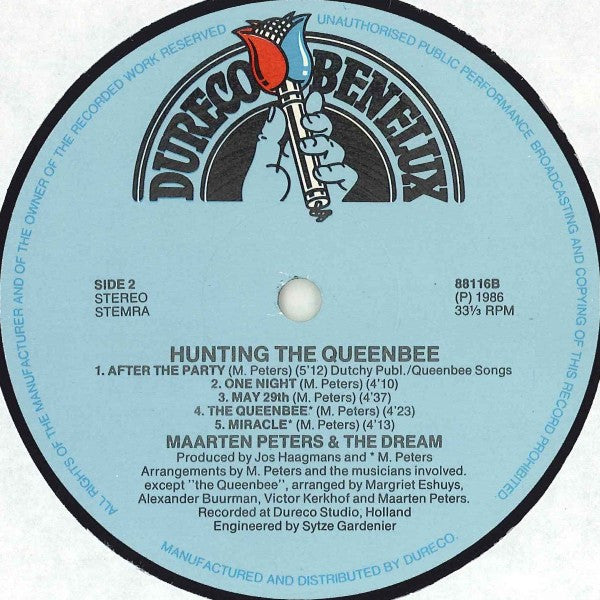 Maarten Peters & The Dream - Hunting The Queenbee (LP Tweedehands)