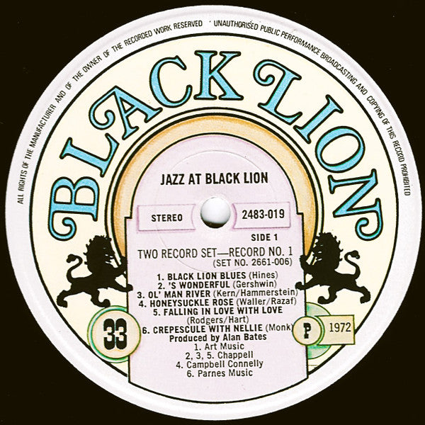 Various - Jazz At Black Lion (LP Tweedehands)